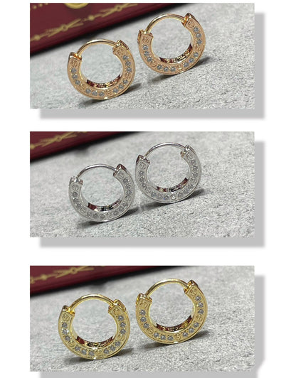 [Charm Aries Jewelry]LOVE DIAMOND EARRINGS