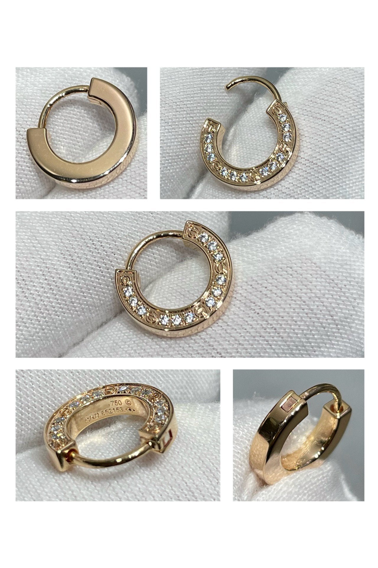 [Charm Aries Jewelry]LOVE DIAMOND EARRINGS
