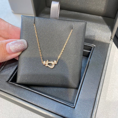 [Charm Aries Jewelry]FORCE 10 DIAMOND PINK GOLD NECKLACE MINI MODEL