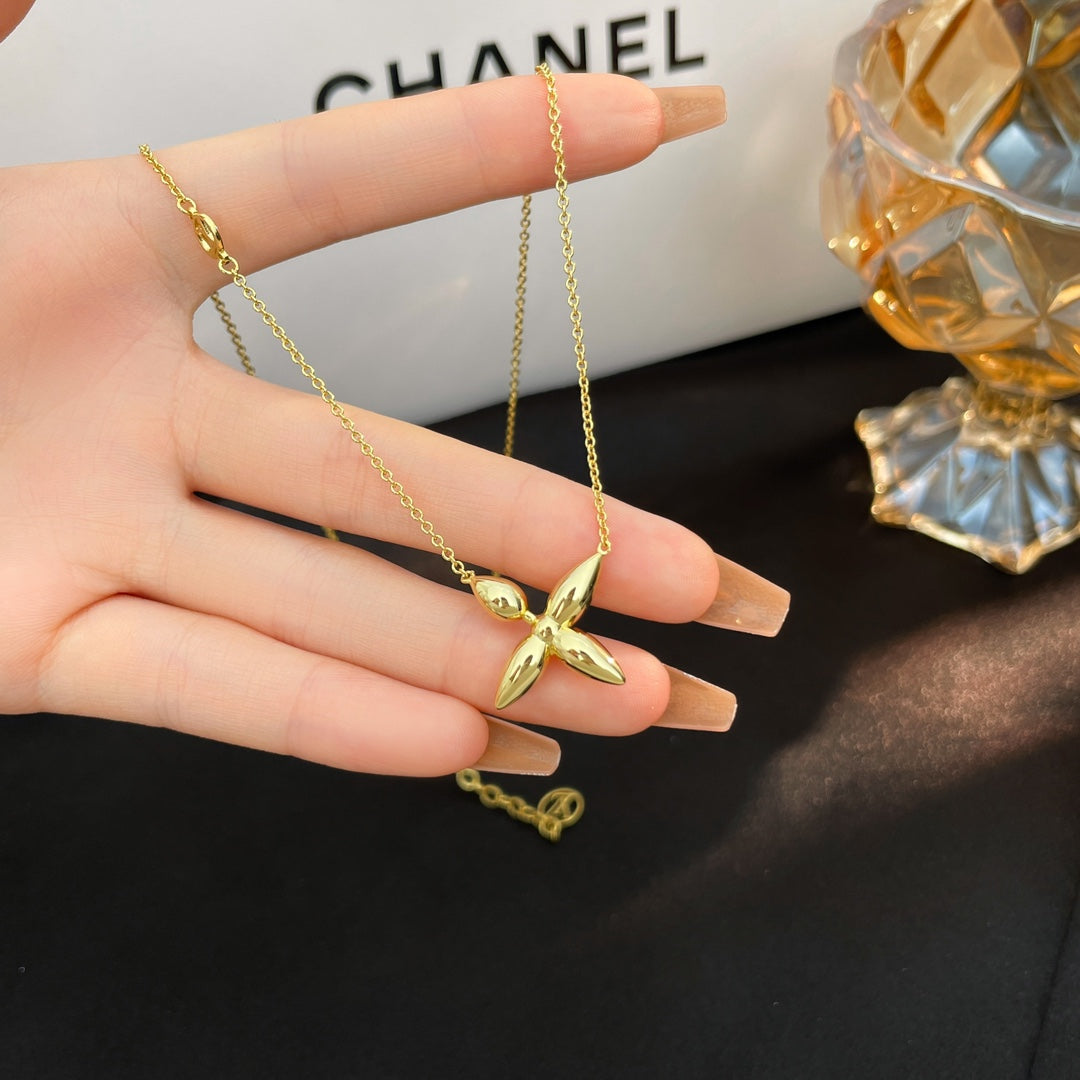 [Charm Aries Jewelry]LOUISETTE GOLD NECKLACE