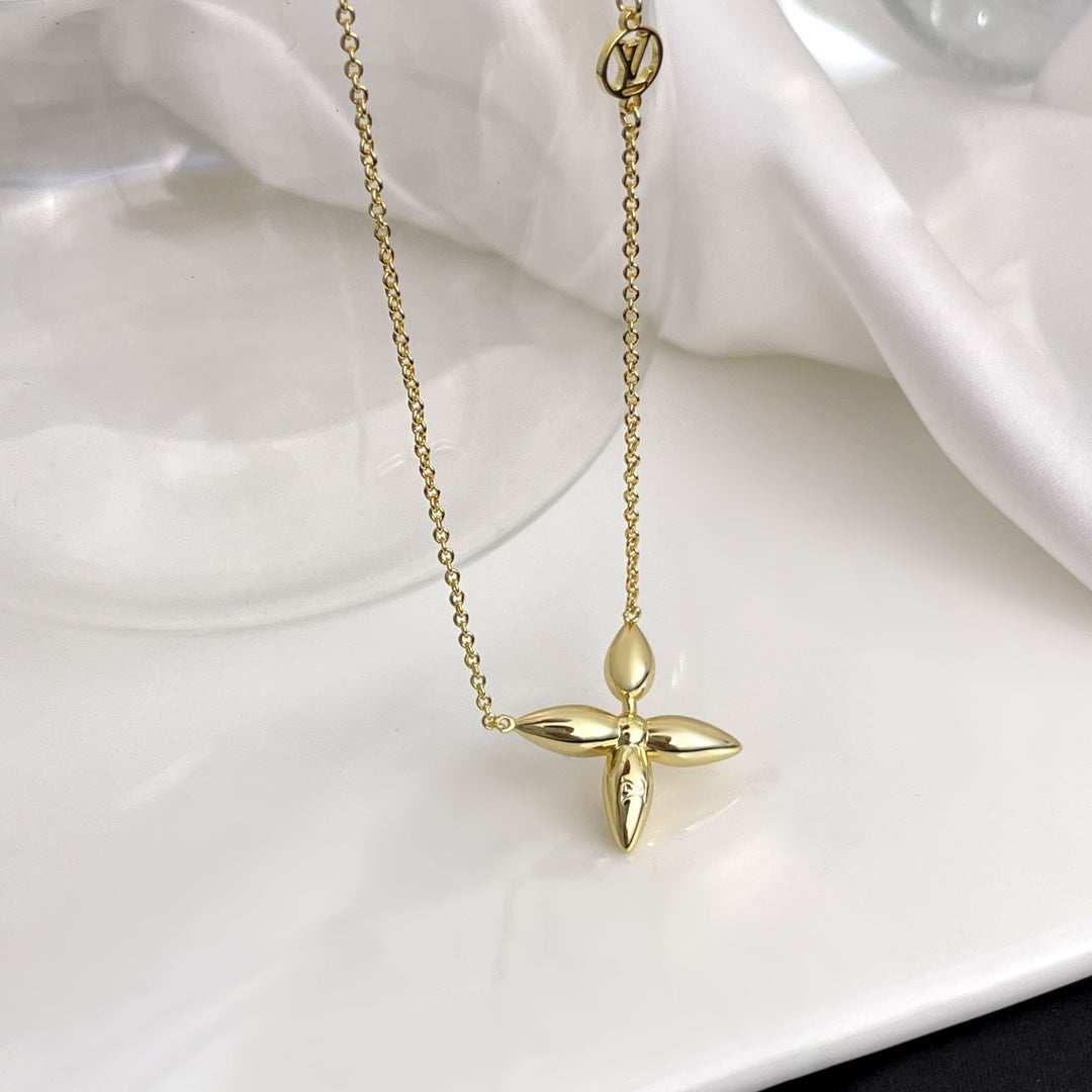 [Charm Aries Jewelry]LOUISETTE GOLD NECKLACE