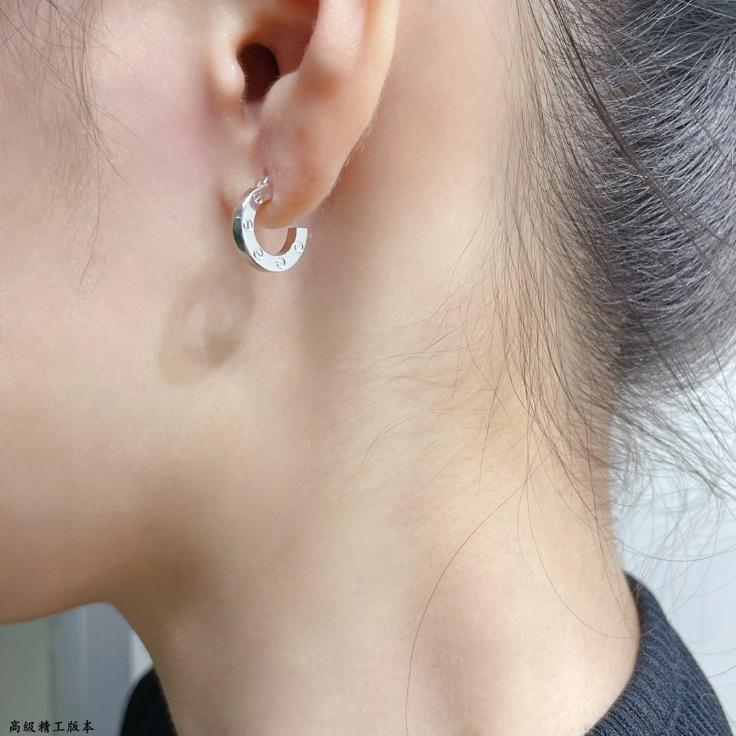 [Charm Aries Jewelry]LOVE MINI EARRINGS