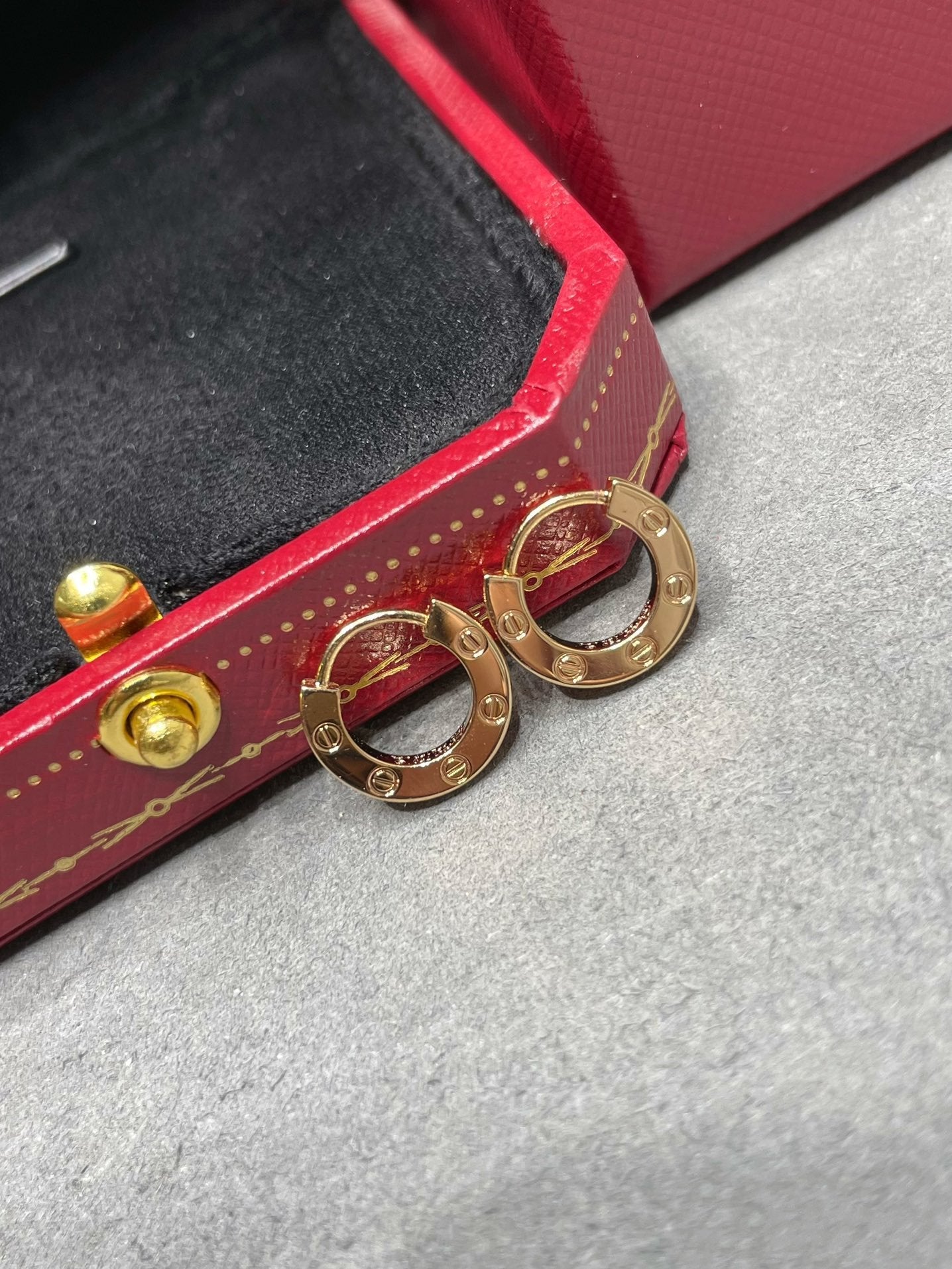 [Charm Aries Jewelry]LOVE MINI EARRINGS
