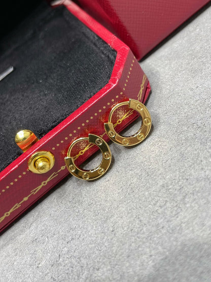[Charm Aries Jewelry]LOVE MINI EARRINGS