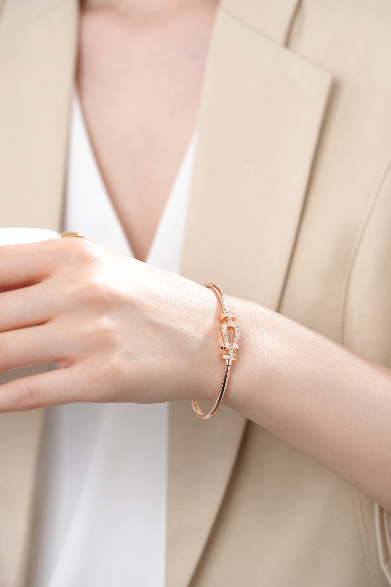 [Charm Aries Jewelry]FORCE 10 MOYEN DIAMOND BRACELET