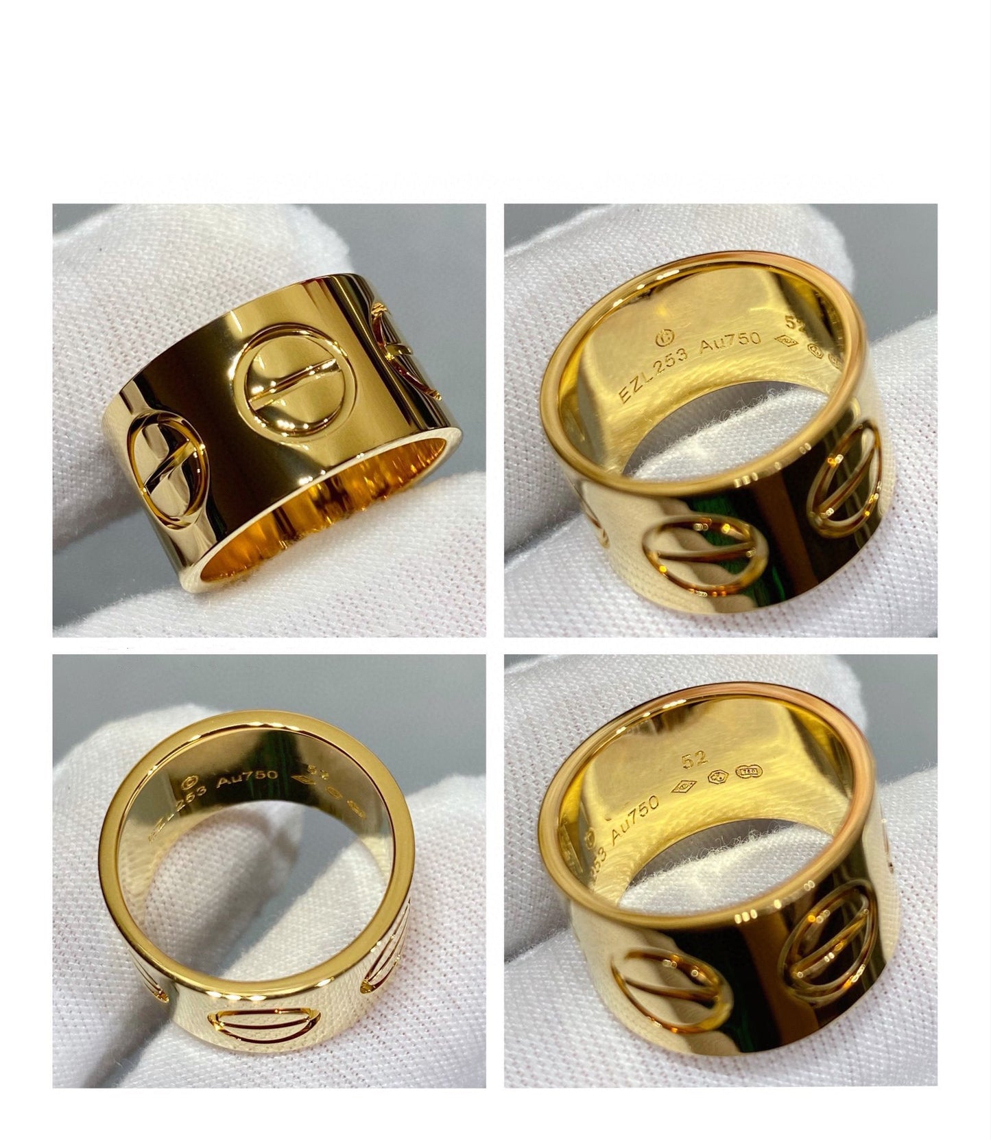 [Charm Aries Jewelry]LOVE 11MM LARGE RING