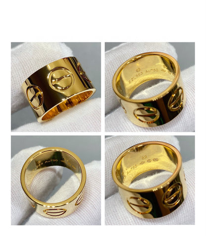 [Charm Aries Jewelry]LOVE 11MM LARGE RING