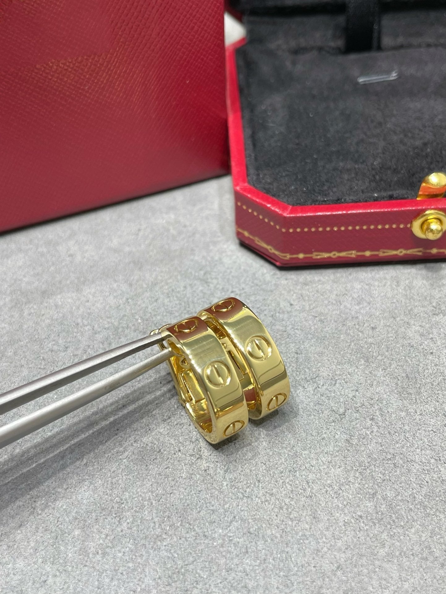 [Charm Aries Jewelry]LOVE 5.5MM EARRINGS