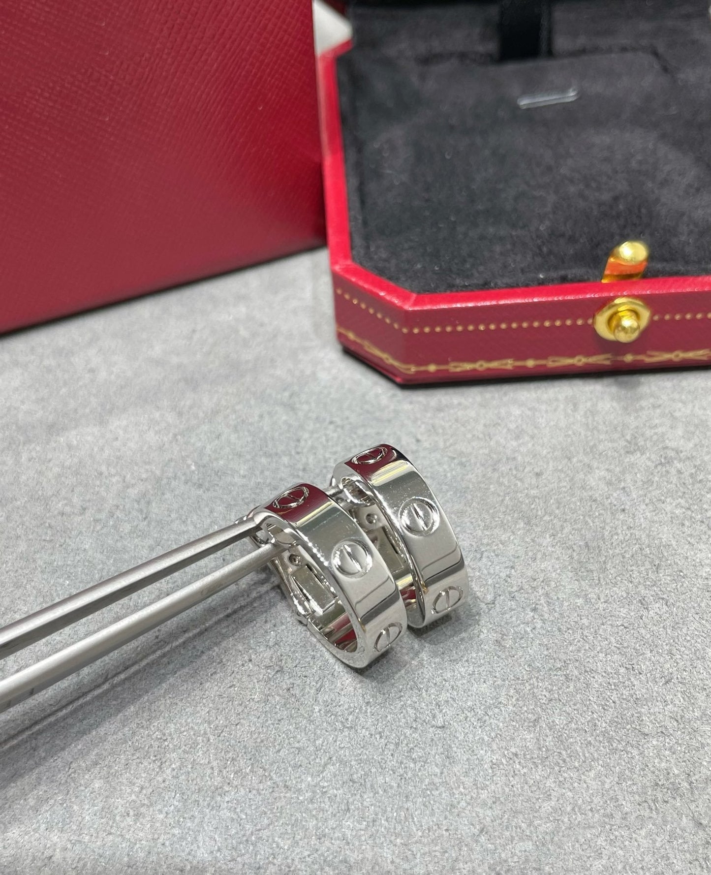 [Charm Aries Jewelry]LOVE 5.5MM EARRINGS