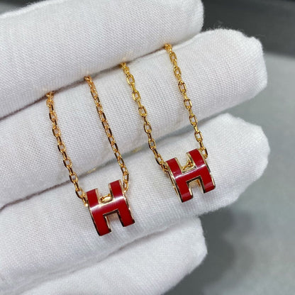 [Charm Aries Jewelry]MINI POP H NECKLACE