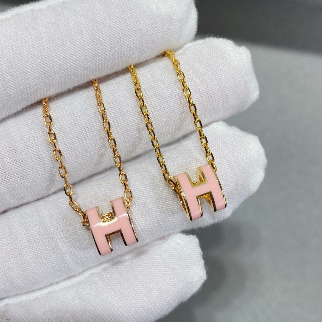 [Charm Aries Jewelry]MINI POP H NECKLACE