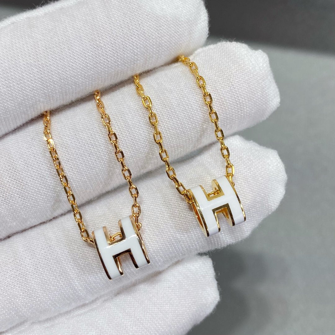 [Charm Aries Jewelry]MINI POP H NECKLACE