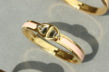 [Charm Aries Jewelry]CLIC CHAINE GOLD BRACELET