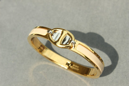 [Charm Aries Jewelry]CLIC CHAINE GOLD BRACELET