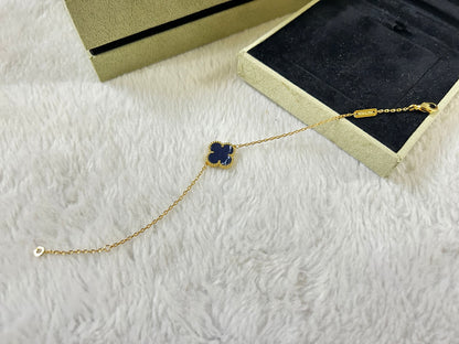 [Charm Aries Jewelry]CLOVER 1 MOTIF PIETERSITE BRACELET