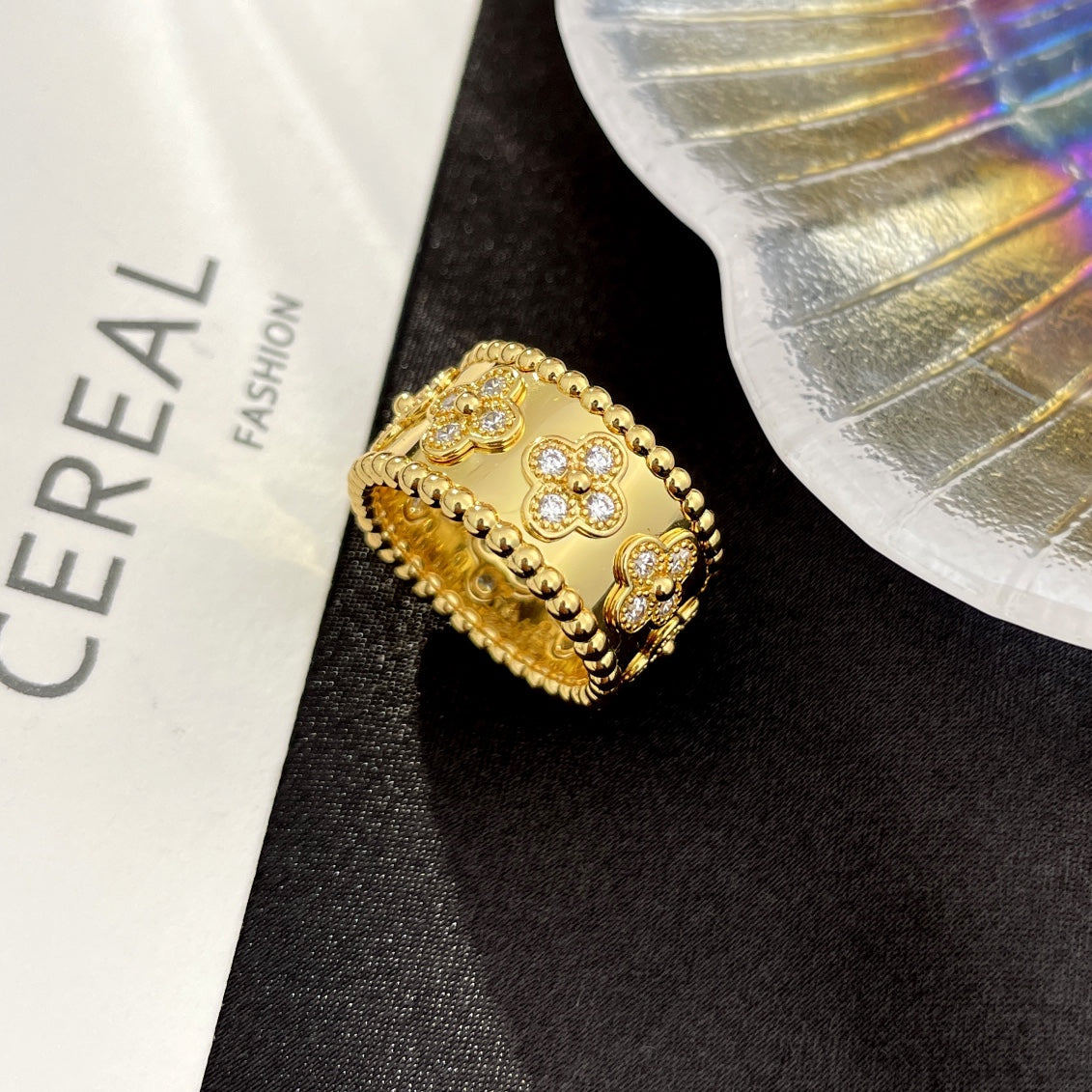 [Charm Aries Jewelry]PERLEE DIAMOND LARGE RING