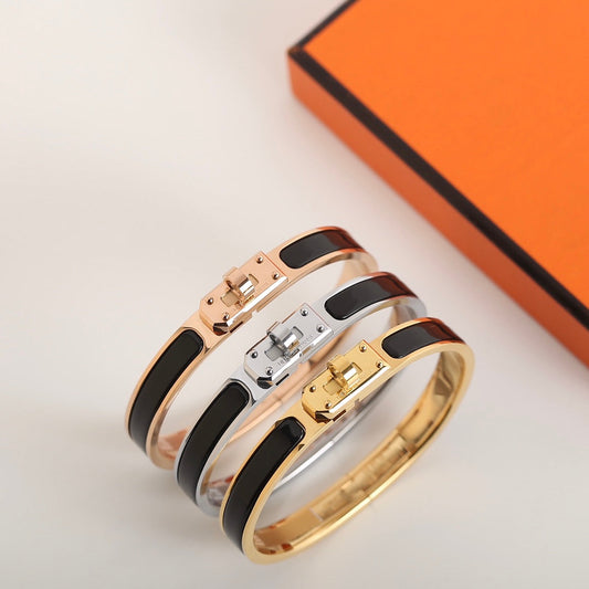 [Charm Aries Jewelry]HM KELLY BLACK BRACELET