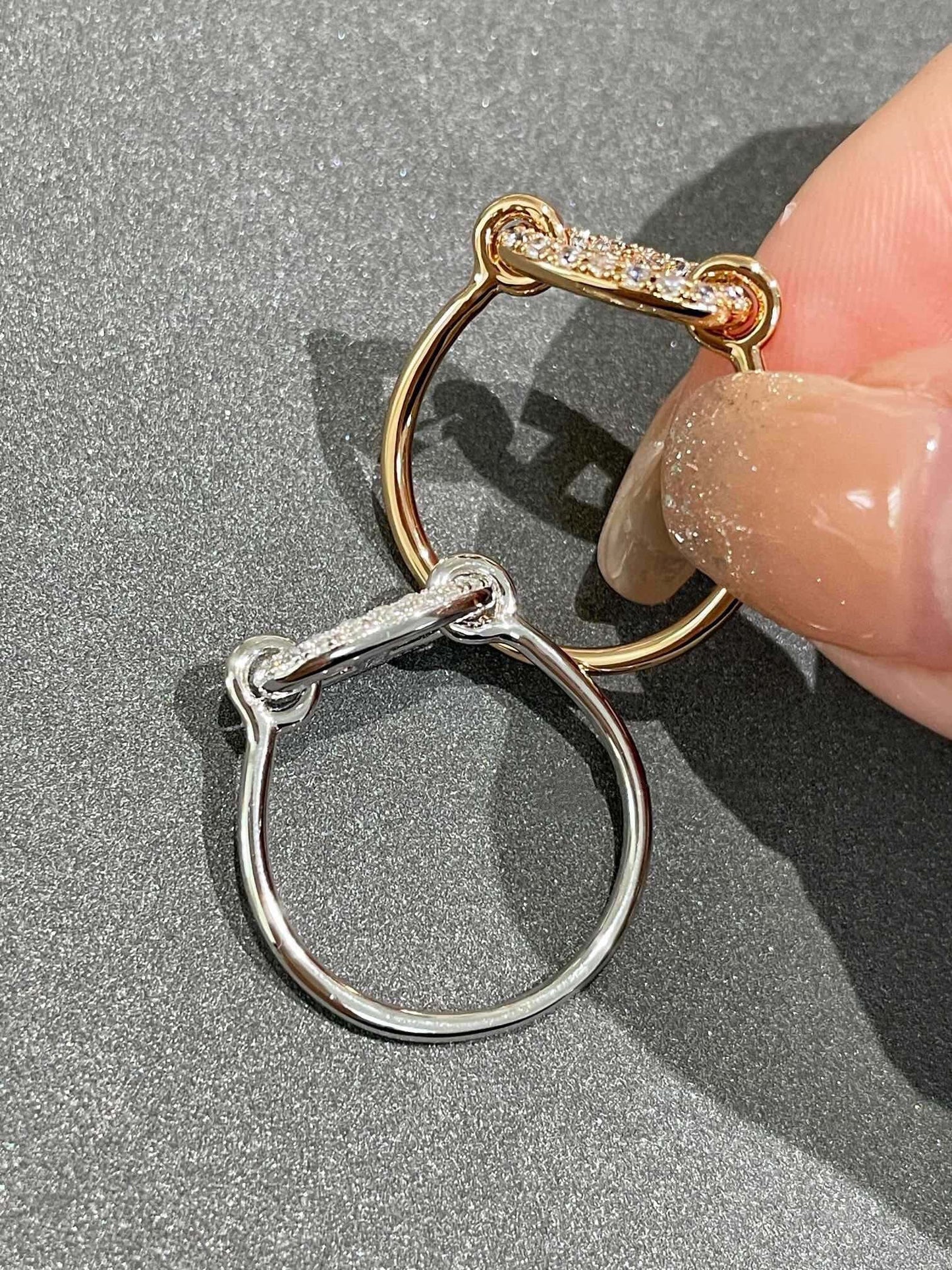 [Charm Aries Jewelry]RONDE SMALL DIAMOND RING