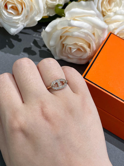 [Charm Aries Jewelry]RONDE SMALL DIAMOND RING
