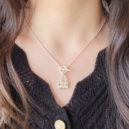 [Charm Aries Jewelry]CONSTANCE PEDANT SILVER NECKLACE