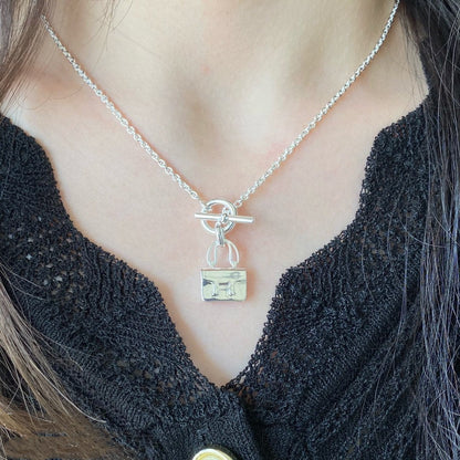 [Charm Aries Jewelry]CONSTANCE PEDANT SILVER NECKLACE