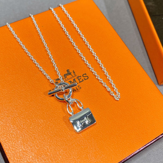 [Charm Aries Jewelry]CONSTANCE PEDANT SILVER NECKLACE