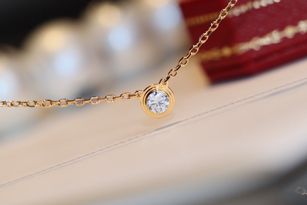 [Charm Aries Jewelry]DAMOUR DIAMOND NECKLACE