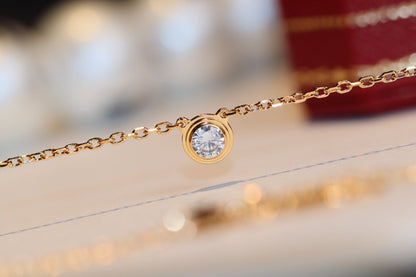 [Charm Aries Jewelry]DAMOUR DIAMOND NECKLACE