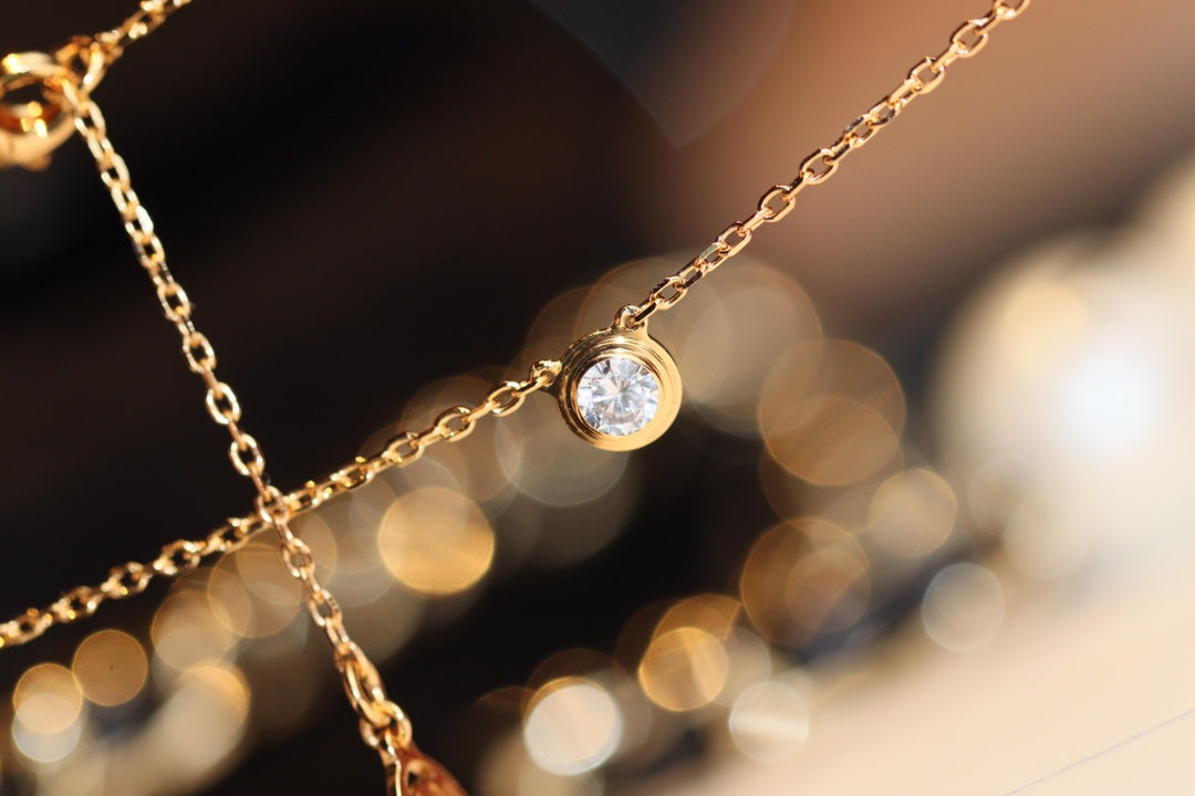 [Charm Aries Jewelry]DAMOUR DIAMOND NECKLACE
