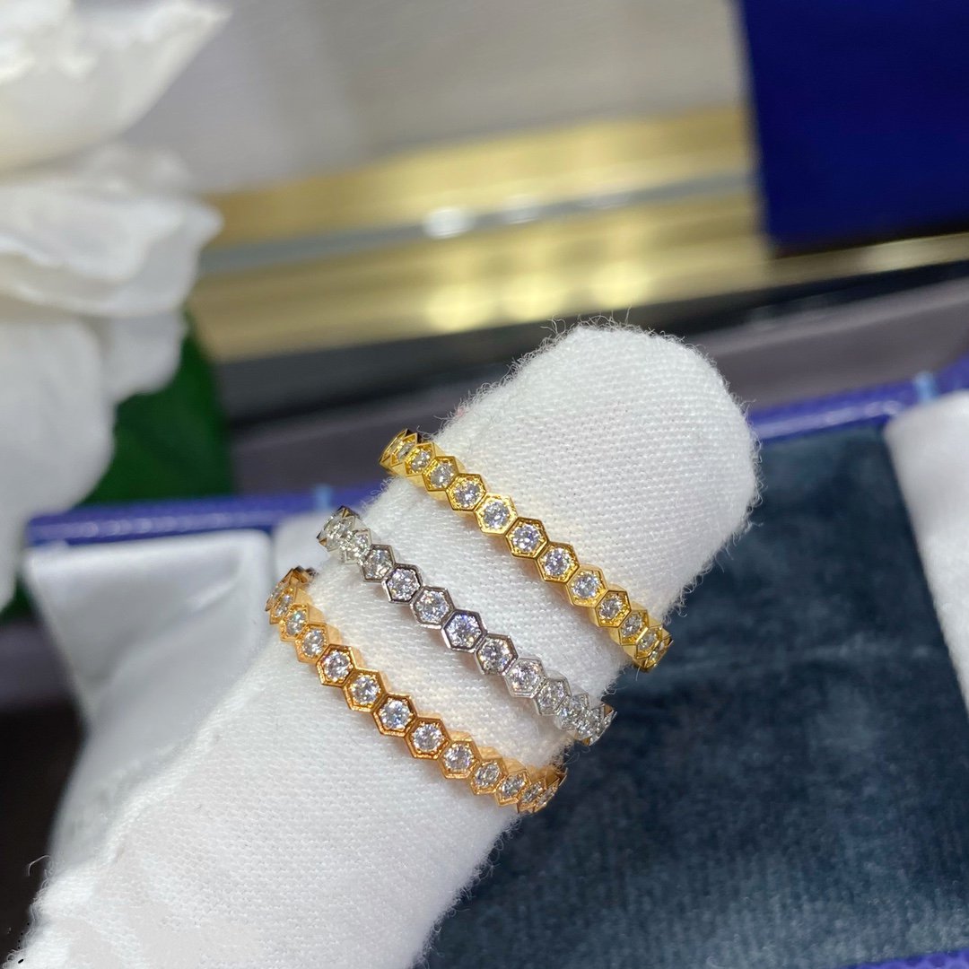 [Charm Aries Jewelry]BEE LOVE DIAMOND PAVED SMALL RING