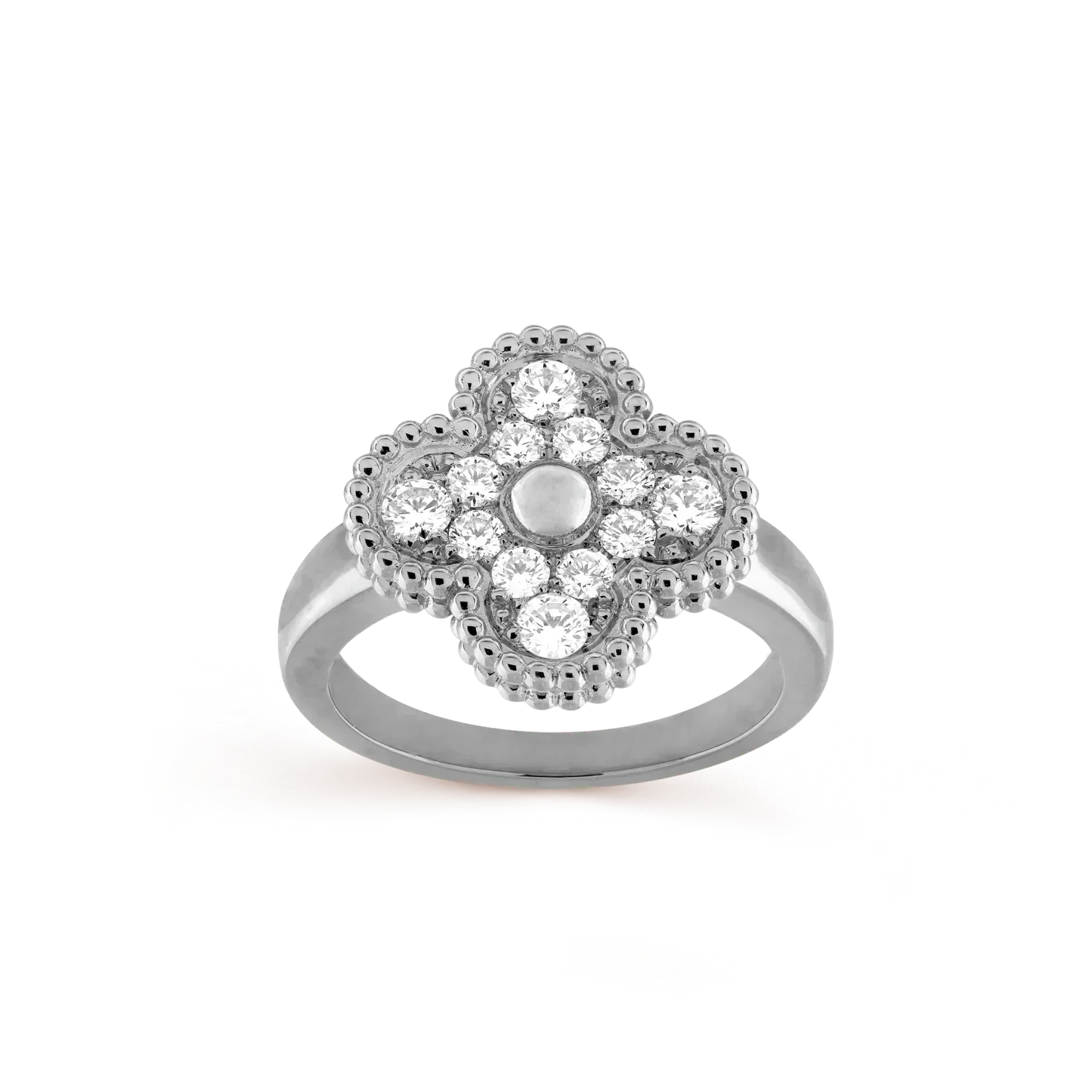 [Charm Aries Jewelry]CLOVER DIAMOND RING