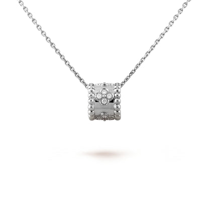 [Charm Aries Jewelry]PERLEE PEDANT SIVLER DIAMOND NECKLACE