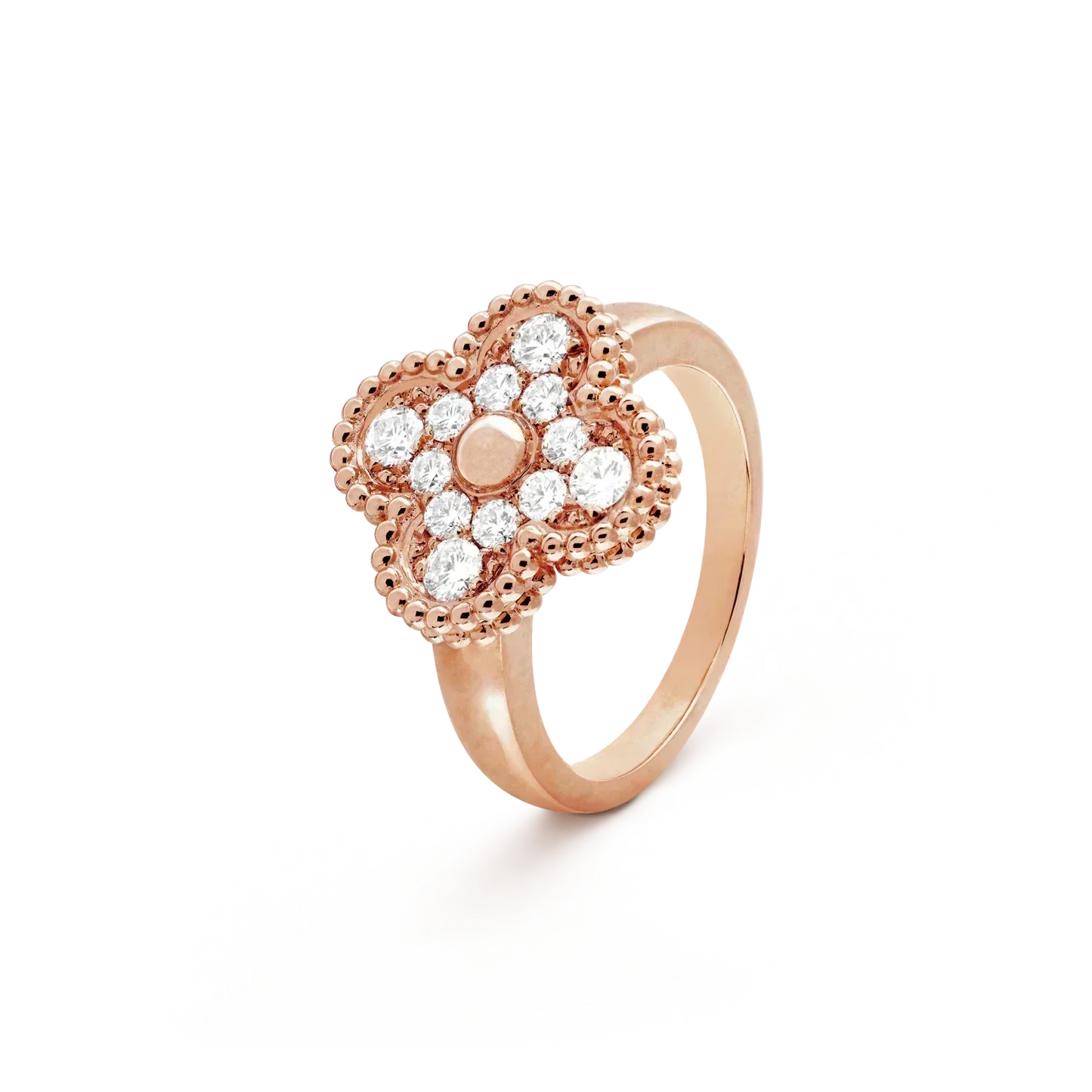 [Charm Aries Jewelry]CLOVER DIAMOND RING