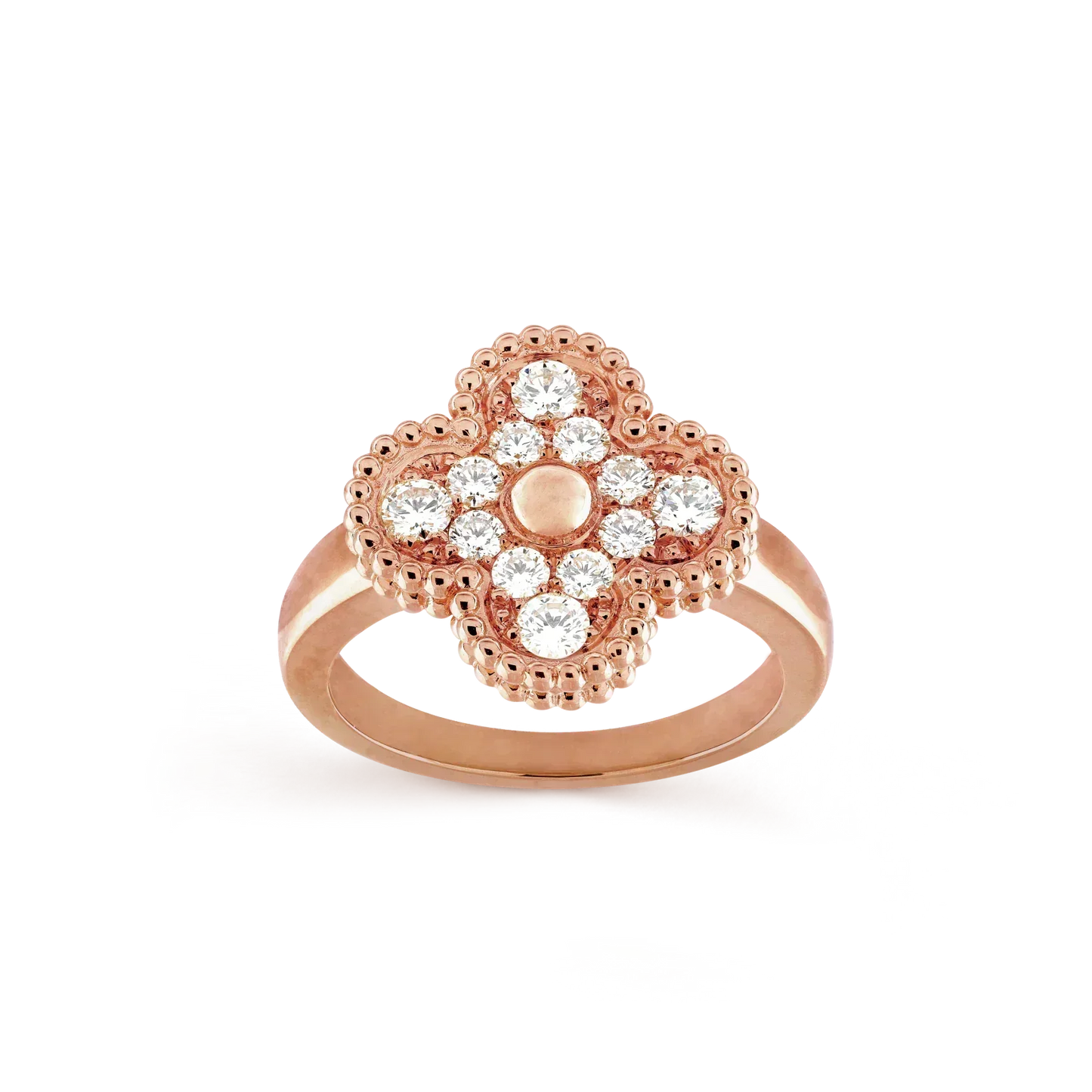 [Charm Aries Jewelry]CLOVER DIAMOND RING