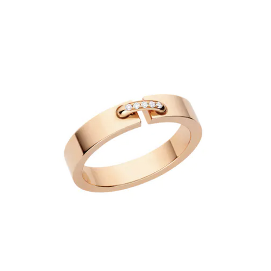 [Charm Aries Jewelry]ALLIANCE LIENS VIDENCE DIAMOND 4MM RING