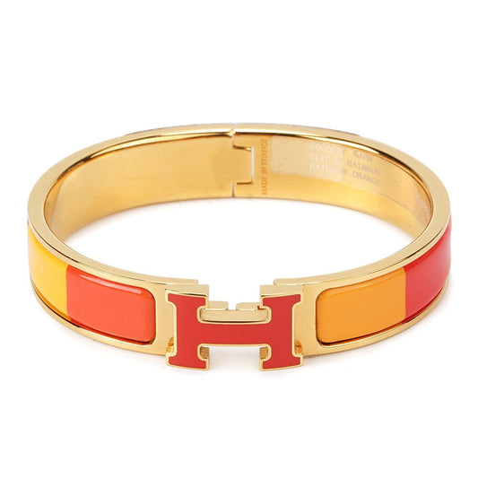 [Charm Aries Jewelry]H BRACELET ORANGE RAINBOW CERAMIC