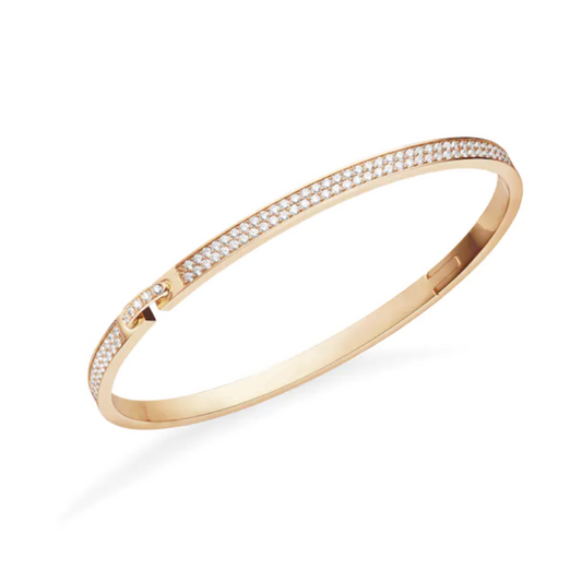 [Charm Aries Jewelry]LIENS VIDENCE DIAMOND PAVED BRACELET