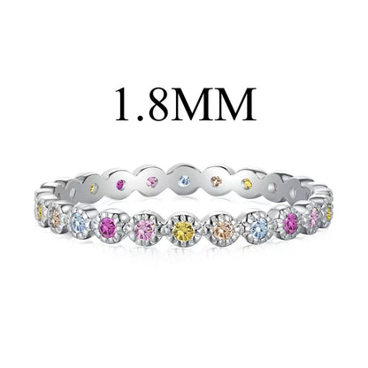 [Charm Aries Jewelry]Unique Scintillating Round Cut Daily Ring
