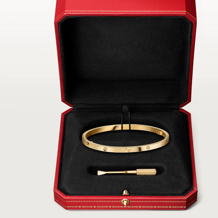 [Charm Aries Jewelry]LOVE BRACELET 3.65MM 6 DIAMONDS