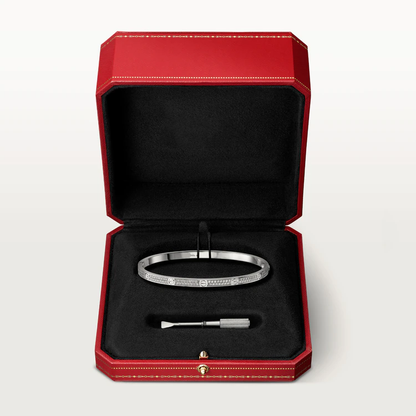 [Charm Aries Jewelry]LOVE BRACELET 3.65MM DIAMOND-PAVED