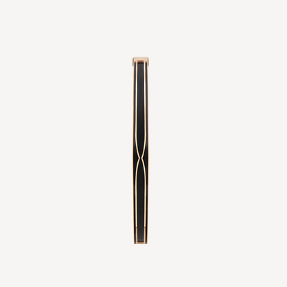 [Charm Aries Jewelry]ZERO 1 PINK GOLD WITH MATTE BLACK CERAMIC BRACELET