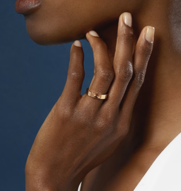 [Charm Aries Jewelry]ALLIANCE LIENS VIDENCE 4MM RING