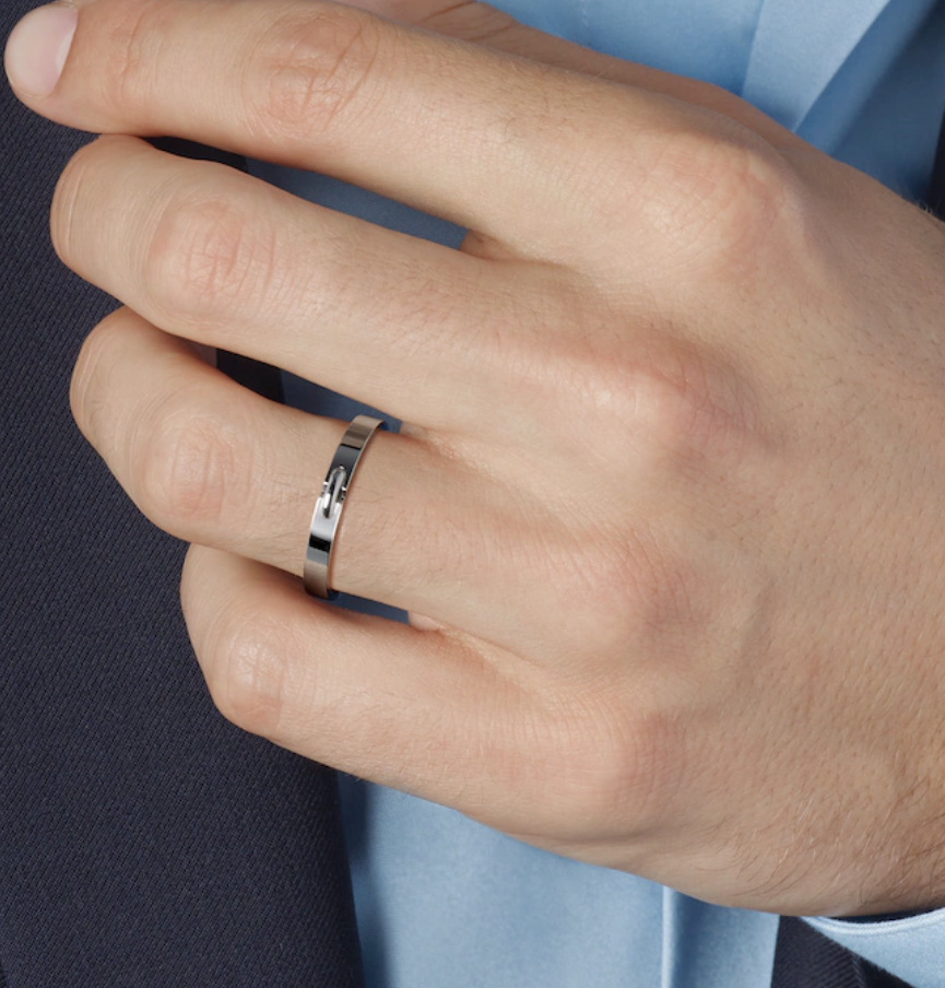 [Charm Aries Jewelry]ALLIANCE LIENS VIDENCE 3MM RING