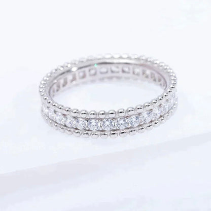 [Charm Aries Jewelry]PERLEE DIAMOND SILVER RING