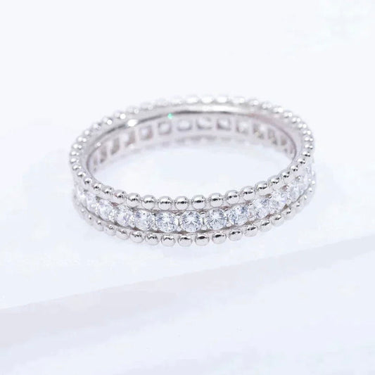 [Charm Aries Jewelry]PERLEE DIAMOND SILVER RING