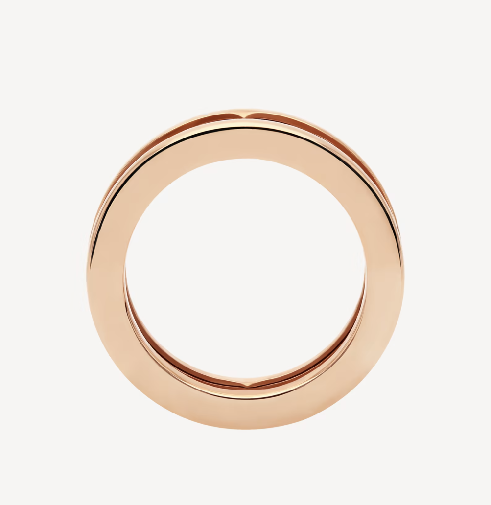 [Charm Aries Jewelry]ZERO 1 ONE-BAND WITH OPENWORK LOGO SPIRAL RING