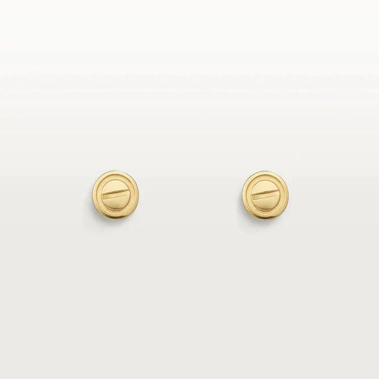 [Charm Aries Jewelry]LOVE EARRINGS GOLD 10MM