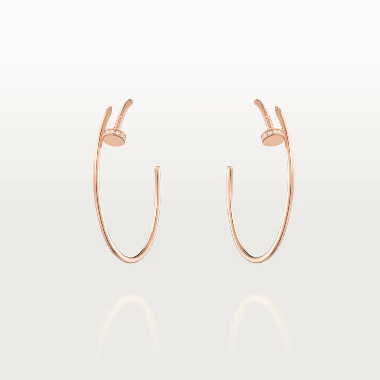 [Charm Aries Jewelry]JUSTE EARRINGS DIAMONDS 1.8MM