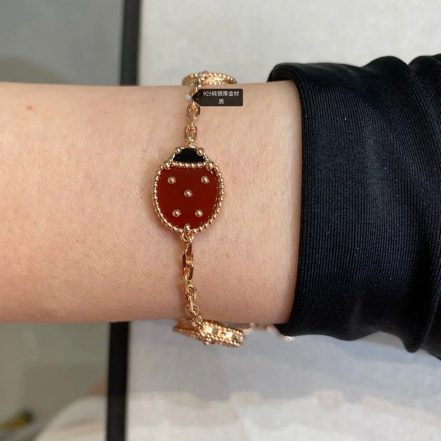 [Charm Aries Jewelry]LUCKY SPRING 5 MOTIF BRACELET