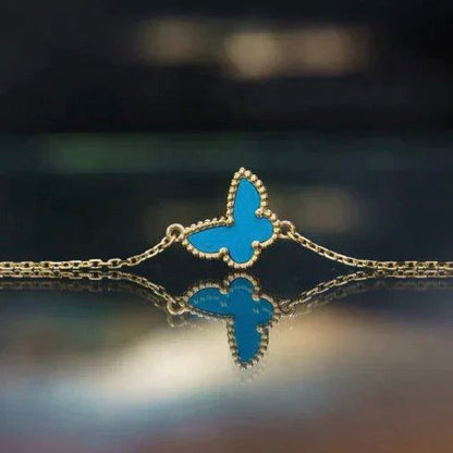 [Charm Aries Jewelry]BUTTERFLY TURQUOISE BUTTERFLY BRACELET